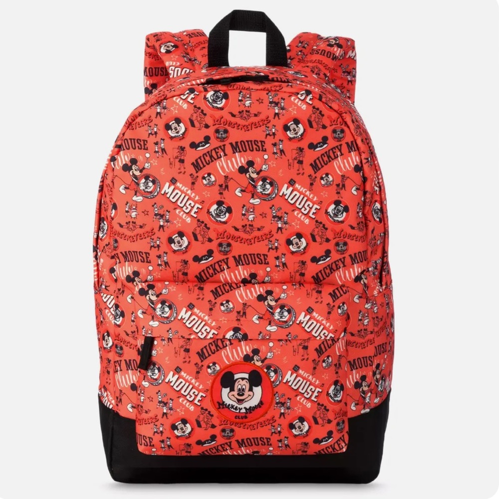 Disney Retro/Vintage Mickey Mouse Club Backpack. NWT